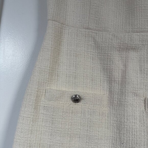 Veronica Beard Sabra Mini Dress Non-Stretch Tweed Sleeveless Square Neck - Picture 6 of 8